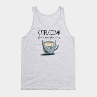 catpuccino: for a purrfect day by Blacklinesw9 Tank Top